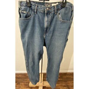 Berne Men 36X31 (tag reads 38X34) Jeans Carpenter Flannel Lined
